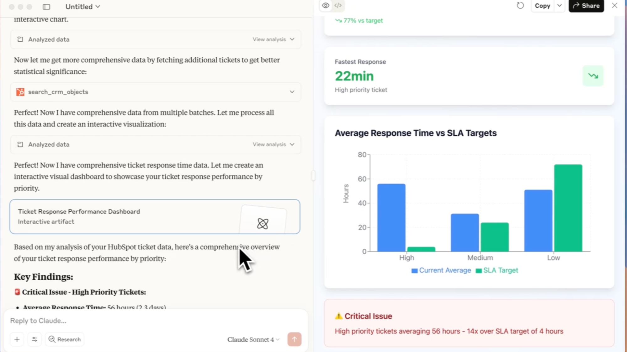Claude connector screenshot
